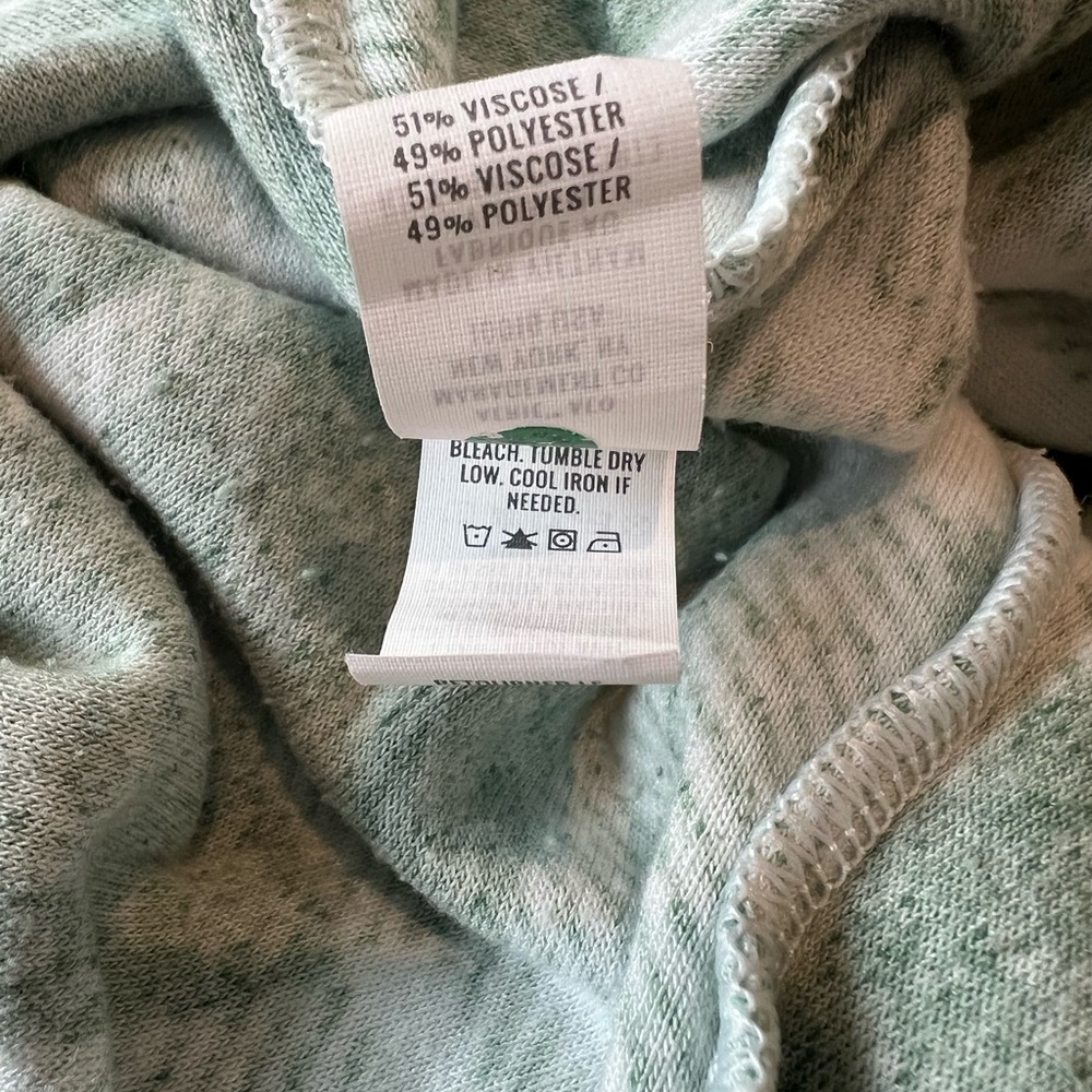 Aerie Snowed In Plaid Green Fleece Joggers PJ’s Pants Viscose Medium - Picture 11 of 12